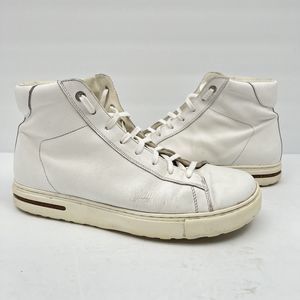 Birkenstock SHOES Sz 42 Bend Mid Natural Leather White US 9-9.5 SNEAKERS